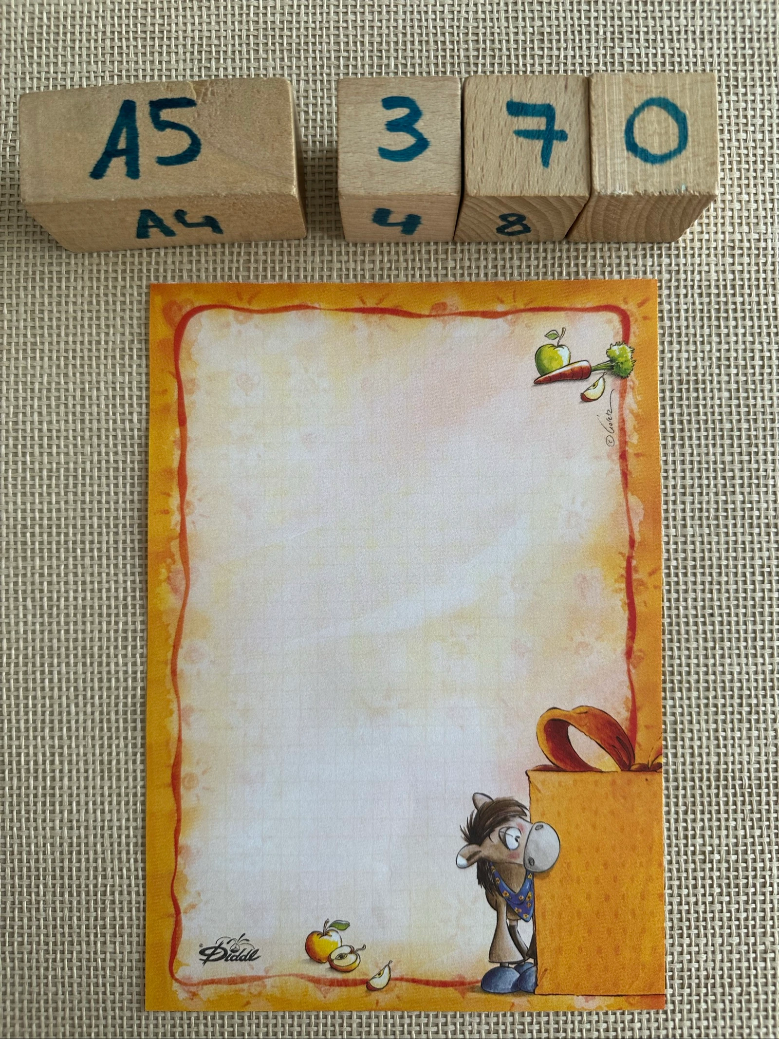 Diddl gekleurd briefpapier nr.370